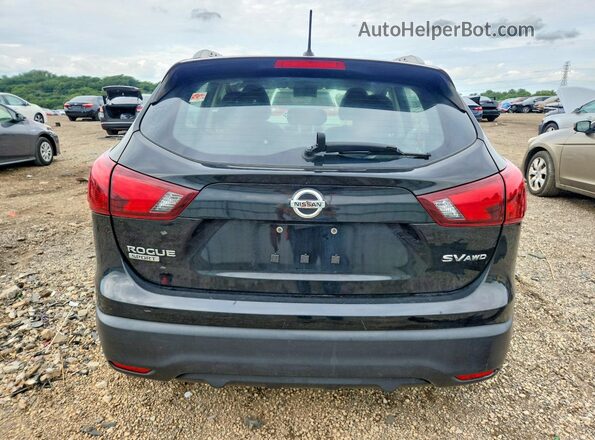 JN1BJ1CR6JW287206 2018 NISSAN ROGUE Black Widok wnętrza z przodu