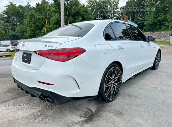 W1KAF8HB9SR253619 2025 MERCEDES-BENZ C White Передня права чверть