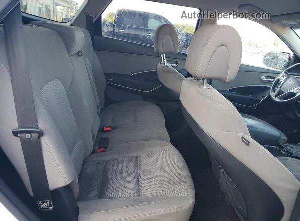 KM8SMDHF8HU223657 2017 HYUNDAI SANTA Белый Вид подкапотного пространства