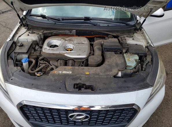 KMHE24L32HA075748 2017 HYUNDAI SONATA White Շարժիչի բաժամունքի տեսք