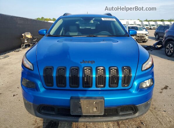 1C4PJLCB5JD544661 2018 JEEP CHEROKEE Blue Vista trasera