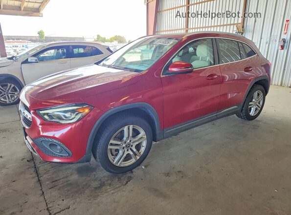 W1N4N4GB6MJ260896 2021 MERCEDES-BENZ GLA Maroon უკანა მარცხენა