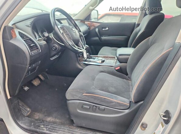 JN8AY2ND7H9006295 2017 NISSAN ARMADA Silver Dashboard view