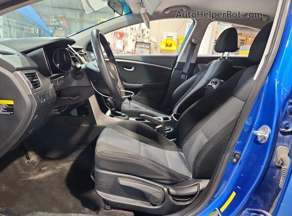 KMHD35LH0HU373496 2017 HYUNDAI ELANTRA Blue Вид панелі приладів