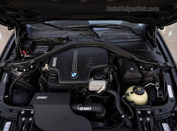 WBA8E1G51GNT34317 2016 BMW 3 SERIES Black Dashboard view