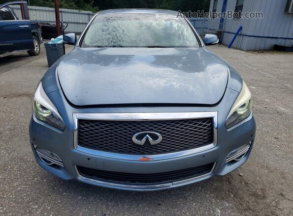 JN1BY1AP5JM181175 2018 INFINITI Q70 Blue Vista trasera