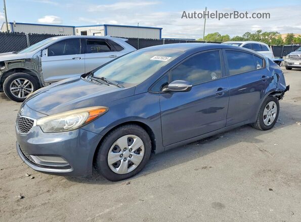 KNAFX4A65G5537425 2016 KIA FORTE Gray Հետևի ձախ