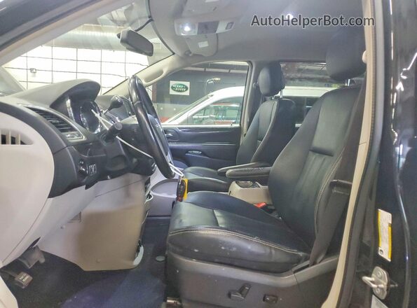 2C4RC1BGXGR289709 2016 CHRYSLER TOWN Black Widok deski rozdzielczej