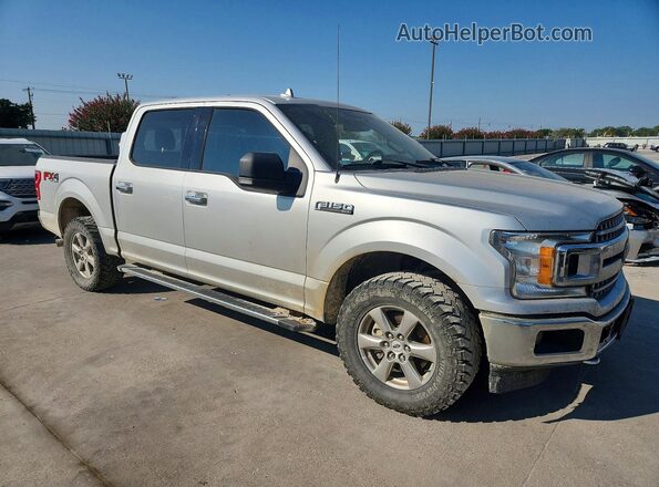 1FTEW1E58JKF39910 2018 FORD F150 Silver Widok z przodu
