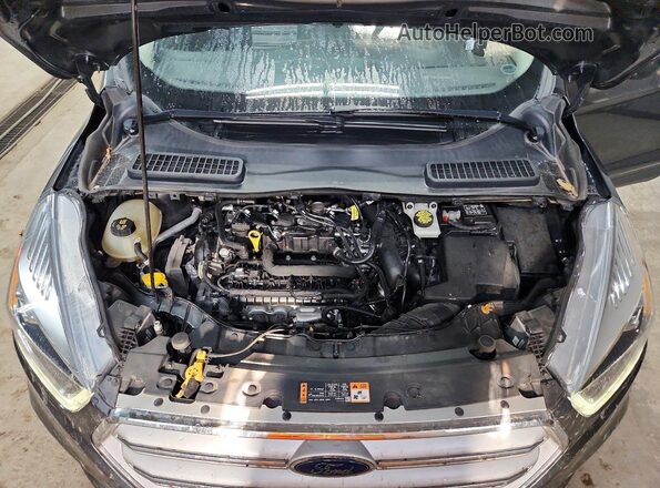 1FMCU9HD9KUA94643 2019 FORD ESCAPE Gray Widok naklejki z numerem VIN