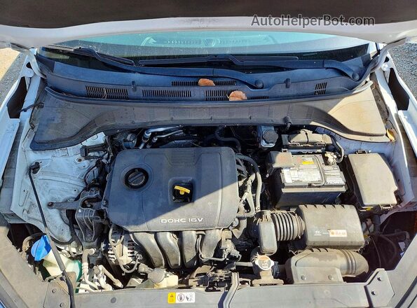 KM8K22AA2JU089887 2018 HYUNDAI KONA Белый Вид наклейки с VIN-кодом