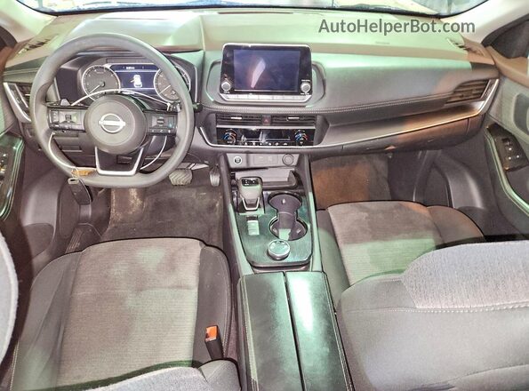 5N1BT3BB6PC844550 2023 NISSAN ROGUE Blue Instrument cluster view