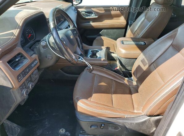 1GNSKTKT8MR223567 2021 CHEVROLET TAHOE White Առջևի վահանակի տեսք