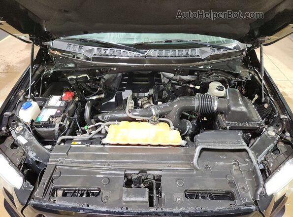 1FTEX1EP4HFA22976 2017 FORD F150 Черный Вид подкапотного пространства
