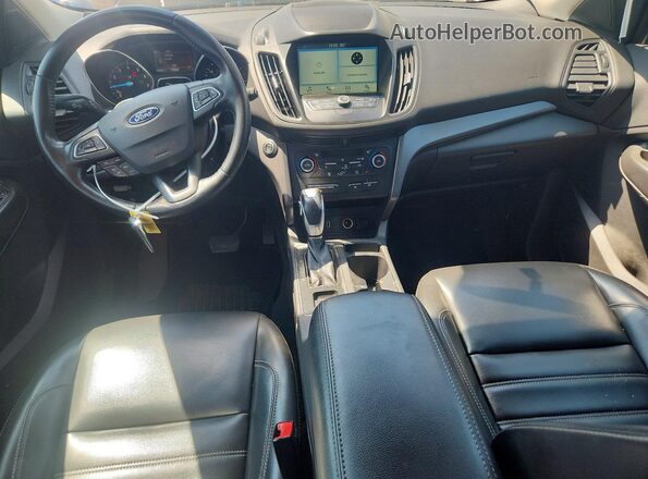 1FMCU9HD5KUC07939 2019 FORD ESCAPE Синий Вид щитка приборов