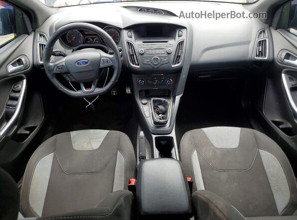 1FADP3L99GL371245 2016 FORD FOCUS Black Вид щитка приладів