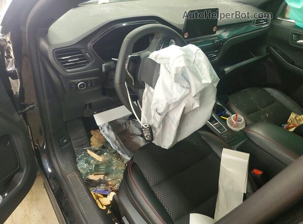 1FMCU9NA3SUB22169 2025 FORD ESCAPE Black Вид щитка приладів
