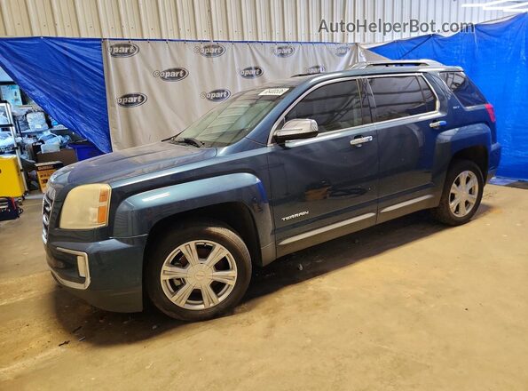 2GKALPEK5H6199312 2017 GMC TERRAIN Blue Tył lewy