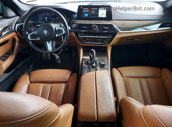 WBAJB9C50JB287157 2018 BMW M5 White Вид щитка приладів