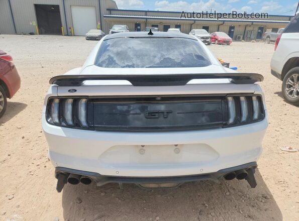 1FA6P8CF4L5180732 2020 FORD MUSTANG White Vista interior delantera