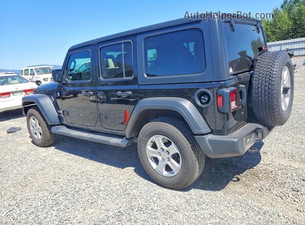 1C4HJXDG2JW133499 2018 JEEP WRANGLER Black უკანა მარჯვენა