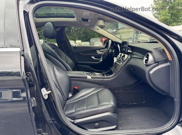 55SWF4KB0HU187623 2017 MERCEDES-BENZ C Black Սարքավորումների վահանակի տեսք