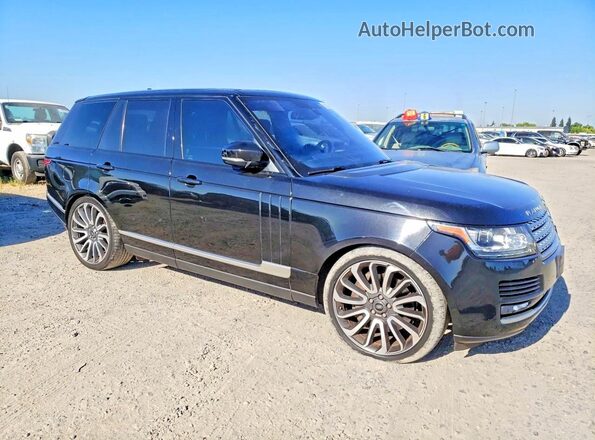 SALGS2EF0GA301396 2016 LAND ROVER RANGE Black Widok z przodu
