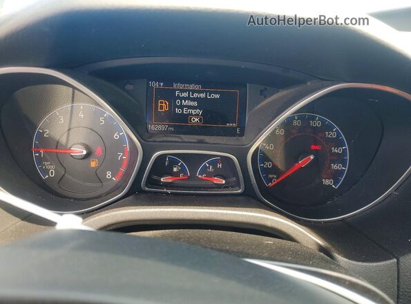 WF0DP3TH9G4117107 2016 FORD FOCUS Blue Rear seats view