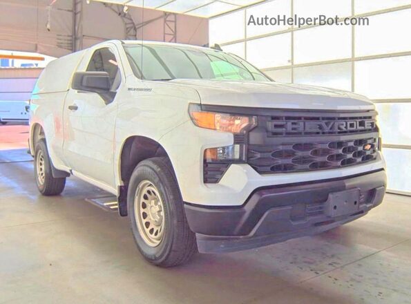 3GCNAAEK6PG350774 2023 CHEVROLET SILVERADO Белый Задняя левая четверть