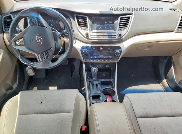 KM8J33A27JU631105 2018 HYUNDAI TUCSON Red Սարքավորումների վահանակի տեսք