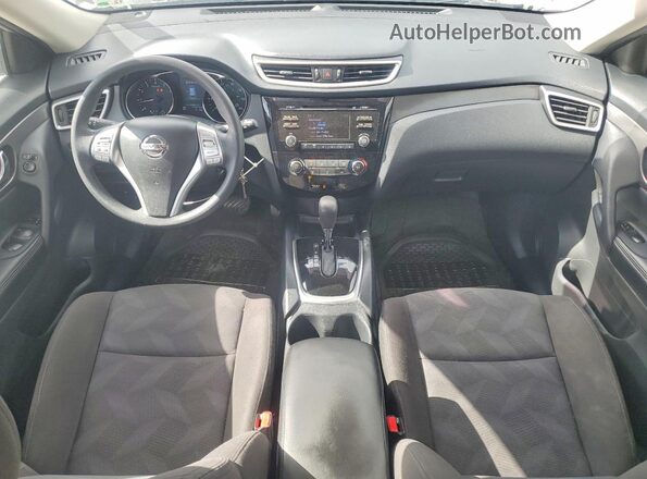 KNMAT2MT6GP609249 2016 NISSAN ROGUE Silver Սարքավորումների վահանակի տեսք