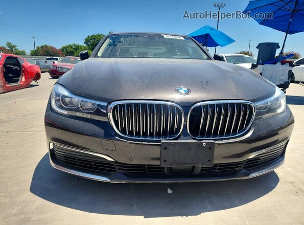 WBA7E2C58KB454438 2019 BMW 7 SERIES Black Rear view