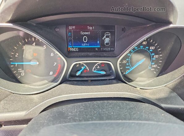 1FMCU9GXXGUC86706 2016 FORD ESCAPE Black Vista de los asientos traseros