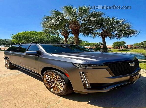 1GYS3RKL0NR303773 2022 CADILLAC ESCALADE Gray უკანა მარცხენა