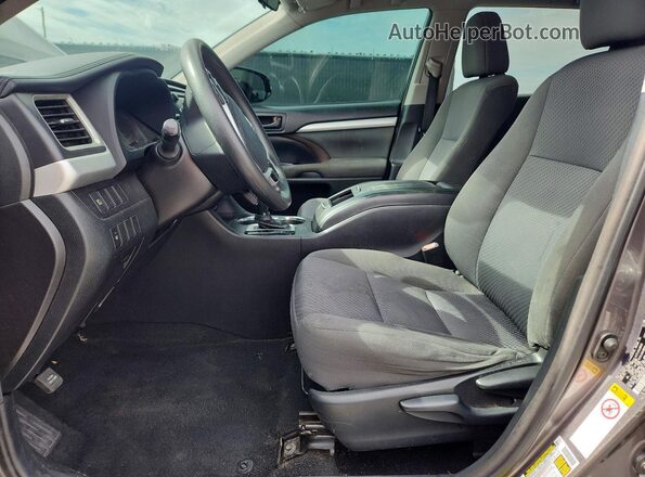 5TDZARFH9HS023291 2017 TOYOTA HIGHLANDER Gray Widok deski rozdzielczej