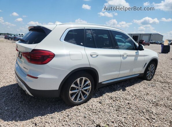 5UXTR7C55KLE94698 2019 BMW X3 White წინა მარჯვენა