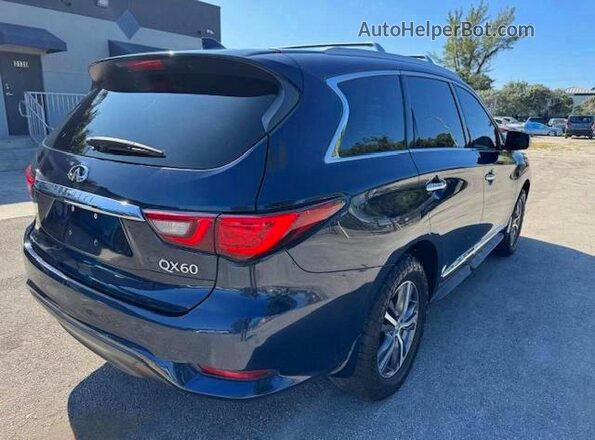 5N1DL0MM9LC538281 2020 INFINITI QX60 Blue Przód prawy