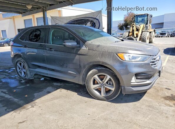 2FMPK4J90KBC01665 2019 FORD EDGE Gray Widok z przodu
