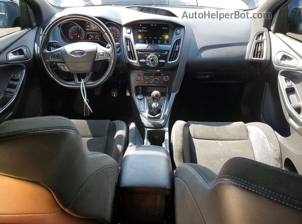 WF0DP3TH3H4119453 2017 FORD FOCUS Black Սարքավորումների վահանակի տեսք