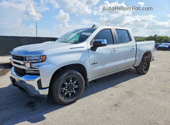 1GCPWCEK6KZ389394 2019 CHEVROLET SILVERADO Silver Rear left