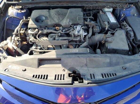 JTNB11HK0J3011187 2018 TOYOTA CAMRY Синий Вид подкапотного пространства