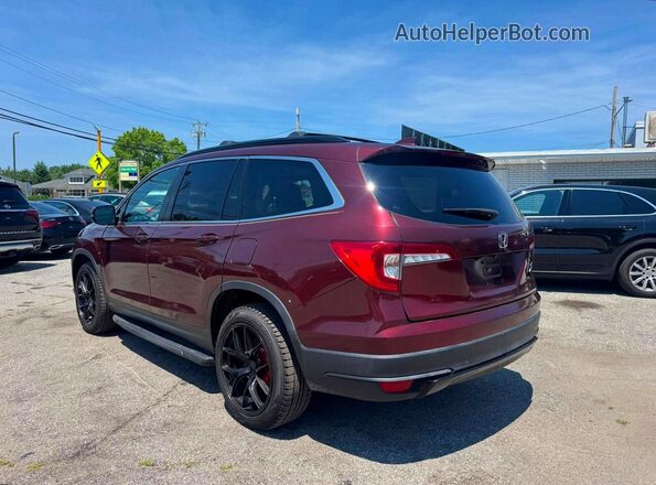 5FNYF6H21NB005209 2022 HONDA PILOT Бордовый Передняя правая четверть