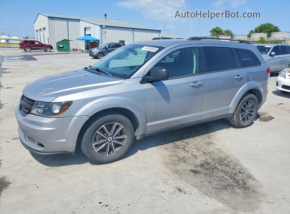 3C4PDCAB7JT496472 2018 DODGE JOURNEY Silver Rear left