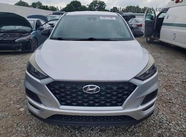 KM8J2CA47KU896659 2019 HYUNDAI TUCSON Серебряный Вид сзади