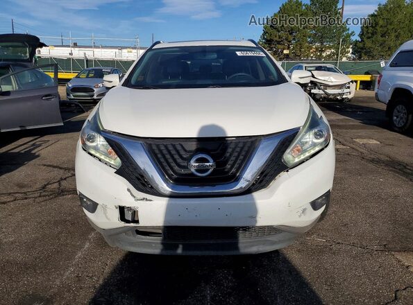 5N1AZ2MH6HN187471 2017 NISSAN MURANO Белый Вид сзади