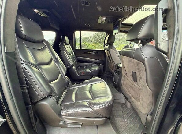 1GYS4KKJ2LR110640 2020 CADILLAC ESCALADE Black წინა სალონის ხედი