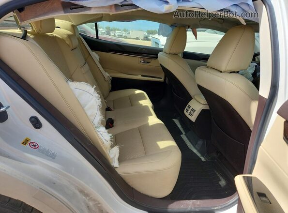 JTHBK1GG9G2235358 2016 LEXUS ES350 White Vista interior trasera