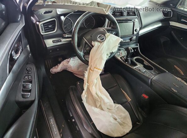 1N4AA6AV5KC383679 2019 NISSAN MAXIMA Серый Вид щитка приборов