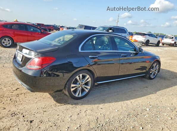 55SWF4JB9JU252637 2018 MERCEDES-BENZ C-CLASS Black Передня права чверть