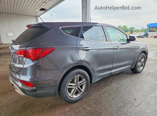 5XYZT3LB0JG563400 2018 HYUNDAI SANTA FE Gray Առջևի աջ
